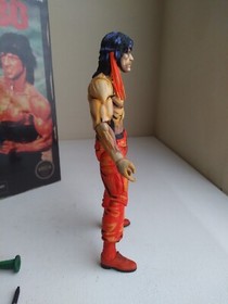 NECA ULTIMATE RAMBO NES FIGURE NINTENDO ATARI REEL TOYs  SYLVESTER STALLONE LOOK