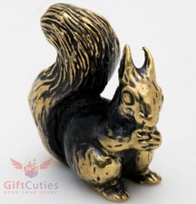 Brass Squirrel figurine IronWork