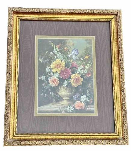 Albert Williams Art Print Nature's Glory Flowers Urn Framed Home Interiors Gifts - Picture 5 of 17
