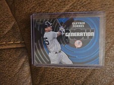 2022 TOPPS GENERATION NOW GLEYBER TORRES BLACK PARALLEL INSET #/299 NY YANKEES