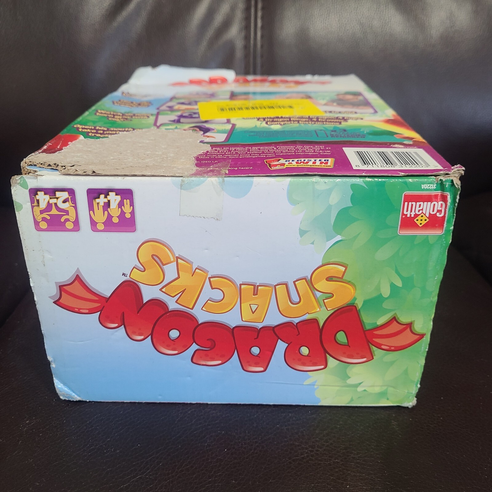 Dragon Snacks Game Find The Treasure And Win Goliath New Imperfect Box