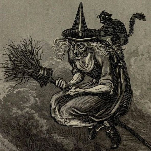 (((SALE))) SEASON OF THE WITCH-Old Crone Spirit guides,teaches U-the OLDE WAYS