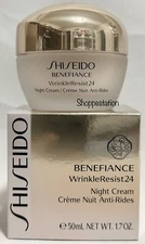 Shiseido Benefiance WrinkleResist24 Night Cream Full Size 1.7oz /50ml New In Box