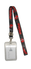 Spider Movie Lanyard with Transparent ID Card Holder for ID Badges Phone for Kid