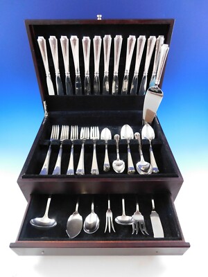 Fairfax by Gorham Sterling Silver Flatware Set for 12 Service 68