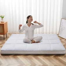 SUNYRISY Japanese Floor Mattress Full Size Futon Foldable Mattress Twin Queen