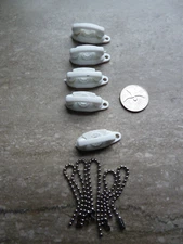 5 Vintage The Princess Phone Keychain "It's Little, It's Lovely, It Lights" NOS