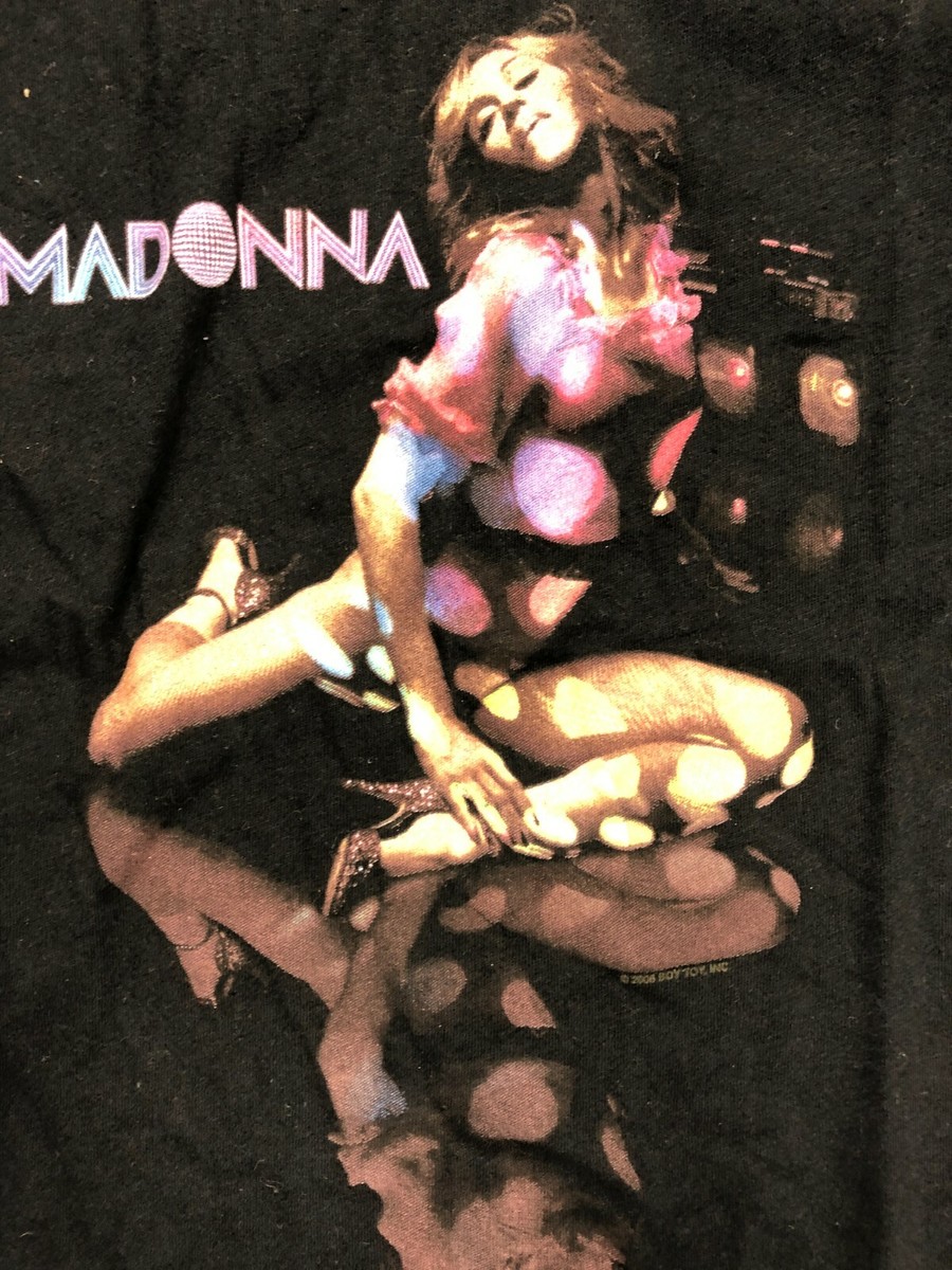MADONNA Tシャツ ダークネイビー Lサイズ 1990 MADONNA Tシャツ ダークネイビー Lサイズ 1990
