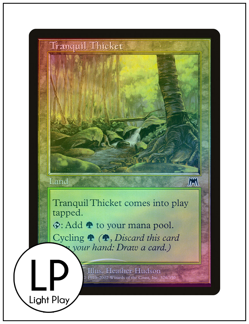 1x Tranquil Thicket, Foil, Onslaught, Magic MTG LP Light Play