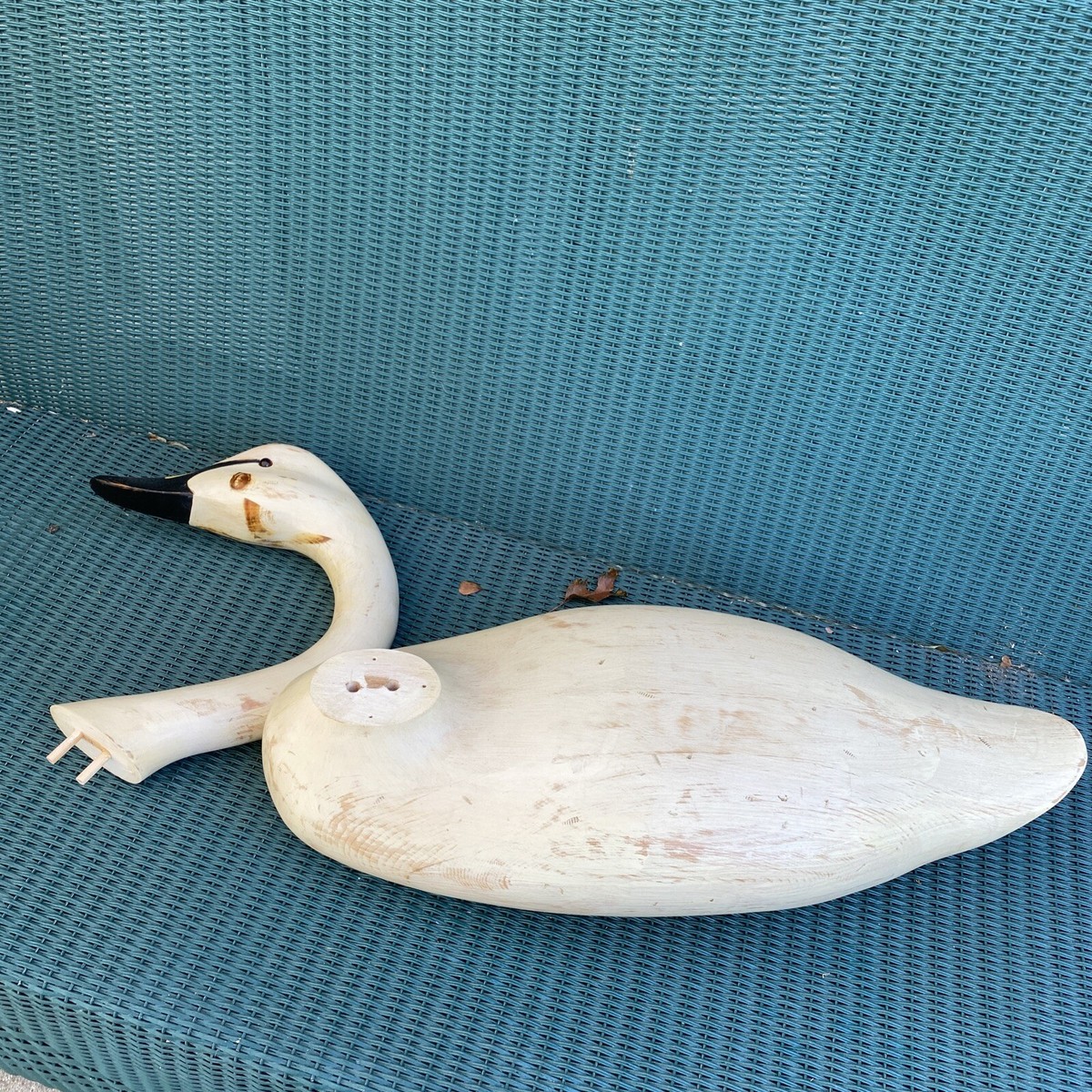 Stoney Point Signed Numbered 1985 Leonard Hornick Jr Wood Swan