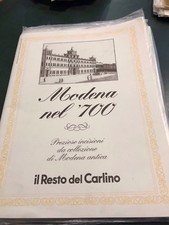 MODENA nel '700-il RESTO del CARLINO-RACCOLTA ANTICHE INCISIONI-BLISTERATE