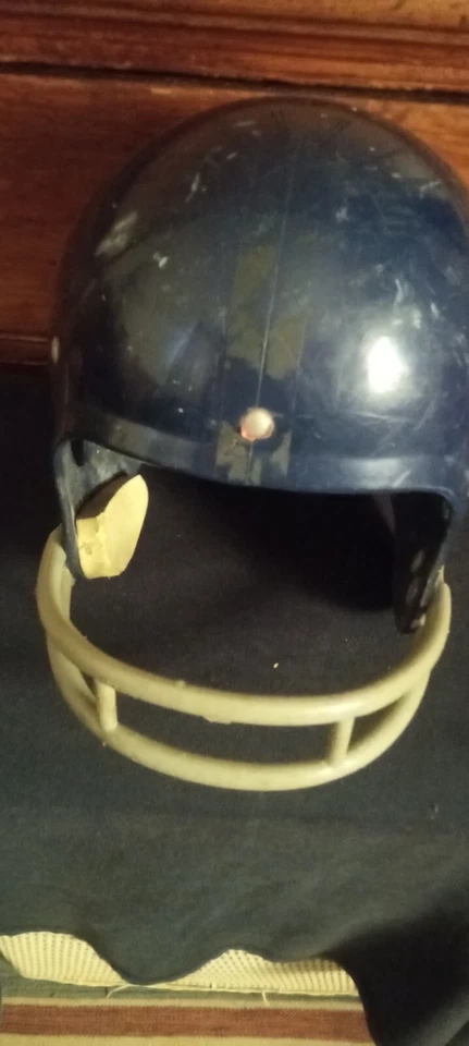 CASCO DE FÚTBOL AMERICANO DE COLECCIÓN AÑOS 70 NY GIANTS RAWLINGS HNFL Air Flo mediano *ANGUSTIADO* Foto 3 de 4