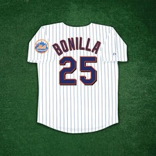Bobby Bonilla New York Mets Men's Home White Jersey w/ Team Patch