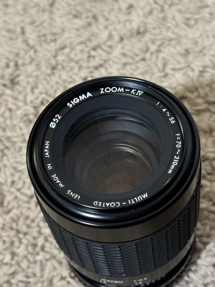 SIGMA ZOOM-KIV 1:4~5.6 f=70~210mm MULTI-COATED Lens w/NC-2 Case-Free Shipping! - Image 2 of 4
