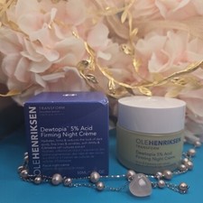 OLE HENRIKSEN Dewtopia 5 Acid AHA Firming Night Creme 1.7oz NEW