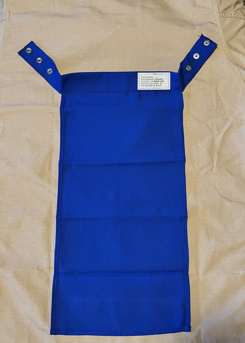 US Air Force Navy Blue Ascot Scarf ROTC Drill Team Color Guard | eBay