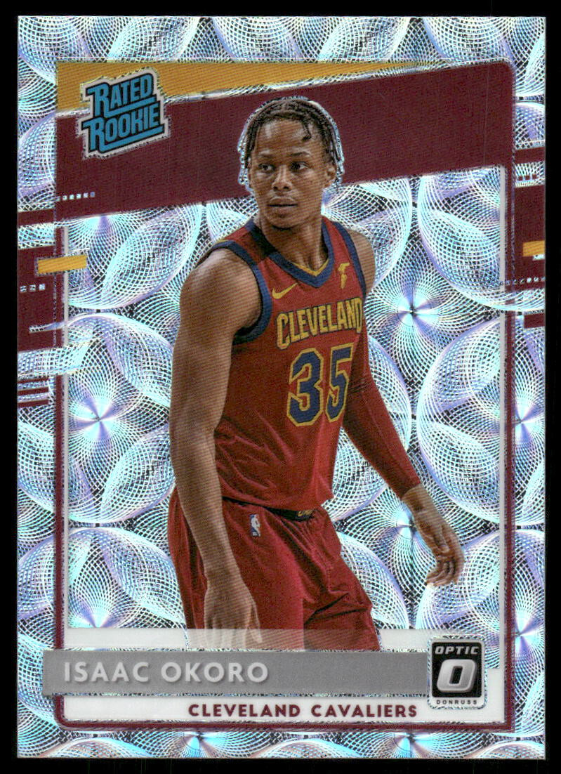 2020-21 OPTIC PREMIUM BOX SET ROOKIE /249 ISAAC OKORO #155 CLEVELAND CAVALIERS