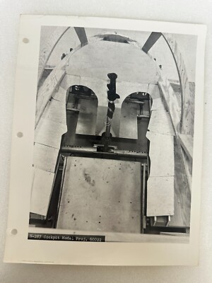 Original Northrop Aircraft N-287 Cockpit Model Project Photo
