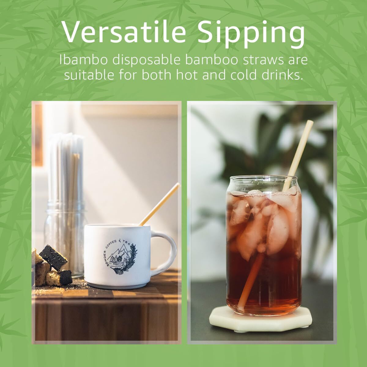 50 Pack Disposable O Powder Straws 7.88" Compostable Single Wrapped Drinking Str