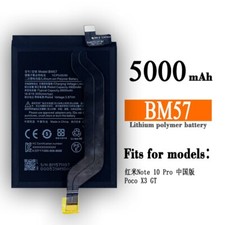 BM57 Replacement Battery For Xiaomi Redmi Note 10 Pro POCO X3 GT 5000mAh  Tools