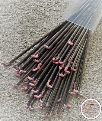 Heidifeathers  Reborn Rooting Crown Nadeln 10 x 38 g - rosa Spitze - Haare, Micro