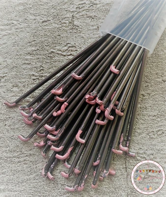 Heidifeathers® Reborn Rooting Crown Nadeln 10 x 38 g - rosa Spitze - Haare, Micro