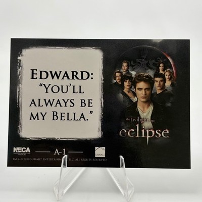Twilight Saga: Eclipse 2010 Neca Trading Card #A-1 Cullen's Puzzle Card 1 of 9