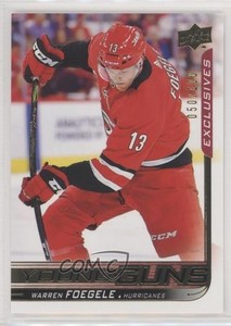2018-19 Upper Deck Young Guns UD Exclusives /100 Warren Foegele #236 Rookie RC