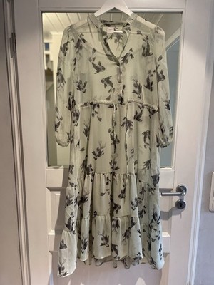 Maxikleid ICHI Gr. S salbeigrün Neu