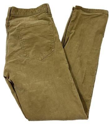 VINCE. Dylan Slim 5-Pocket Corduroy Pants Men's Size 32x32 Cedar Brown EUC