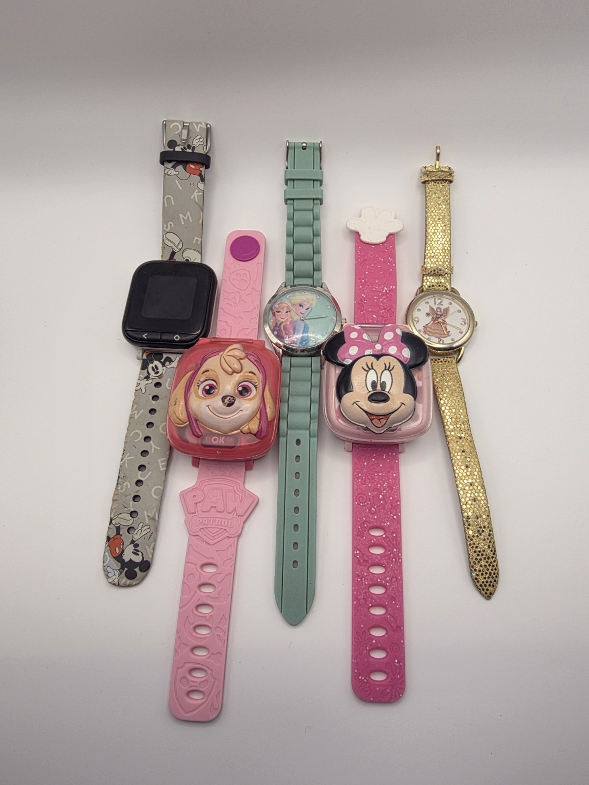 Girls Paw Angels Watch Batt Disney Needs Minnie - Frozen Mickey Lot Patrol VTECH - vintagewatches.pk