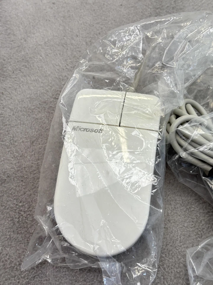 Vintage Microsoft Serial Mouse DB9 Made in Japan New Old Stock NOS 2-Button - Image 3 of 4