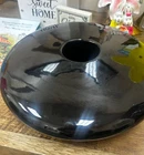Haeger Vintage Black Disk Vase Mint Condition - Collectors Dream