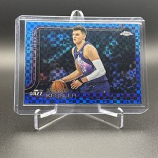 2025-26 Topps Chrome BLUE X-Fractor Walker Kessler #205 Utah Jazz SP