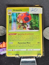 Carta Pokemon Orbeetle 020/196 Origine Perduta Holo Rara NM + Spedizione Veloce!