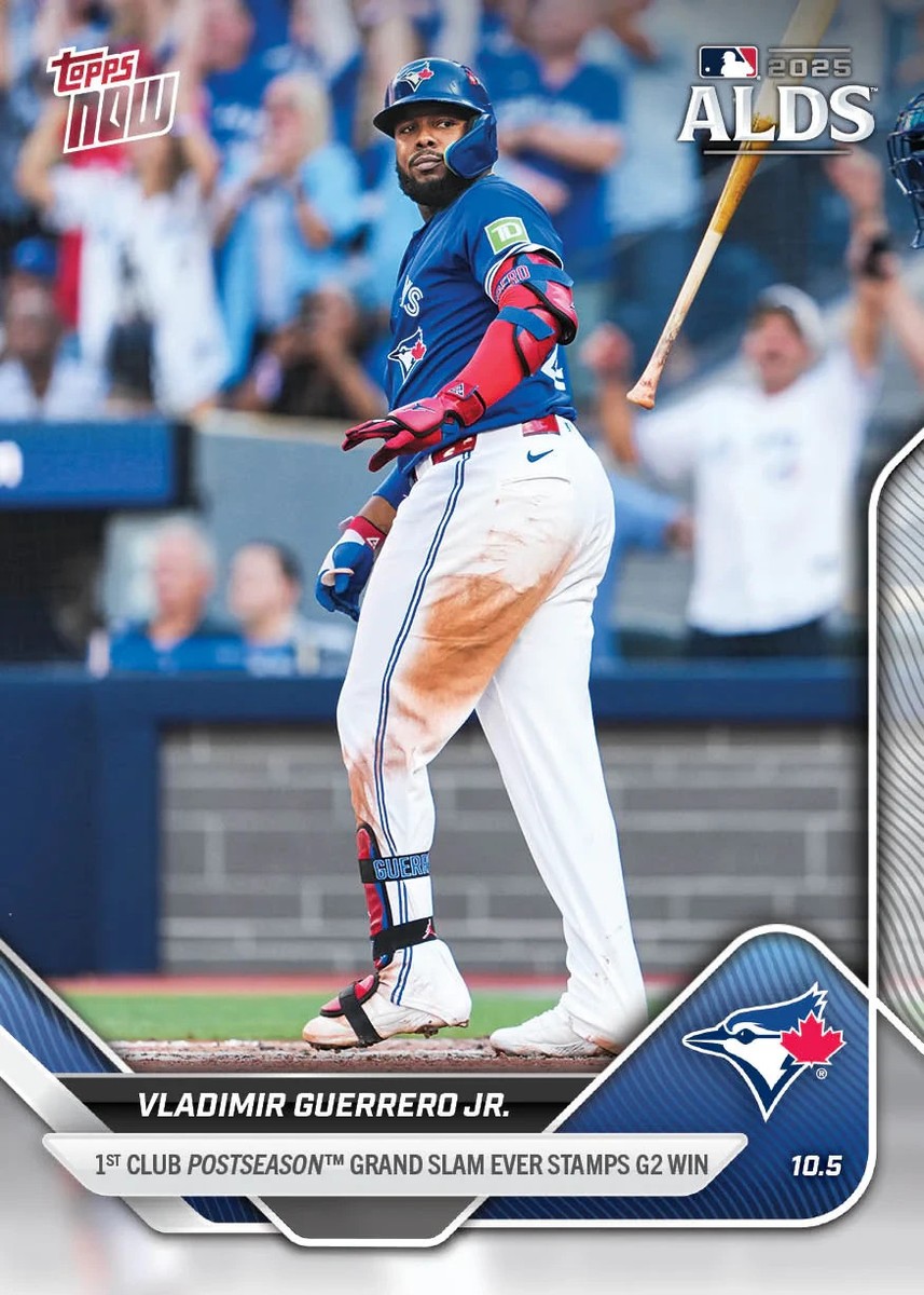 Vladimir Guerrero Jr. ALDS Grand Slam 2025 MLB Topps NOW Card 827