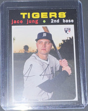 Topps 2025 Heritage Autograph Rookie Jace Jung H25-20 Tigers Baseball