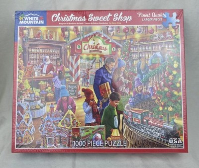 CHRISTMAS SWEET SHOP  #1545   White Mountain Puzzles  1000 pc 2021 New
