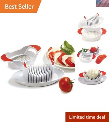 Tomato and Soft Cheese Slicer White 8'' x 4.5'' x 3''