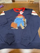 Women  s Paddington Bear Navy Blue Sweatshirt Small NWT