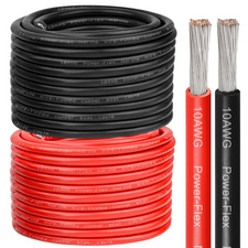 10 Gauge Marine Wire, 10 AWG Tinned Copper Electrical Wire, Boat Cable for Autom