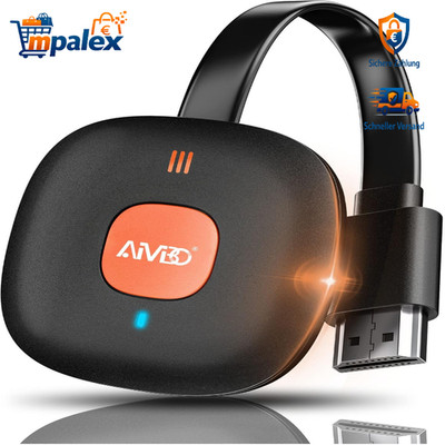 Wireless HDMI Dongle 4K Miracast DLNA AirPlay Adapter TV Beamer Streaming WLAN
