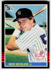 1985 Donruss #469 Rex Hudler - EX