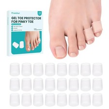 Silicone Toe Sleeves for Corns and Blisters Protection - 24 Transparent