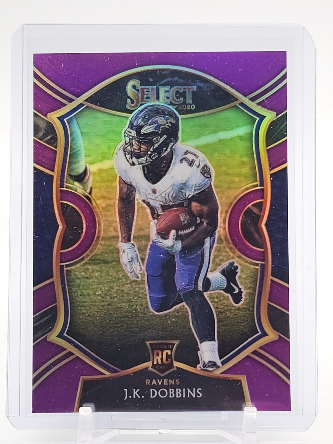 JK Dobbins Panini Select #52 Purple
