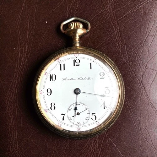 Antique 1899 Hamilton Pocket Watch 18s 15 Jewels Model 1 Grade 928 ** RUNS **