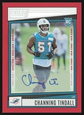 2022 Score #355 Channing Tindall Red Zone #/20 SN,RC