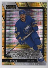 2023 O-Pee-Chee Platinum Marquee Rookies Seismic Gold 7/50 Matthew Savoie 00em