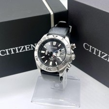 Citizen Promaster Marine Chronograph Diver Watch Rubber Strap 42mm Mens
