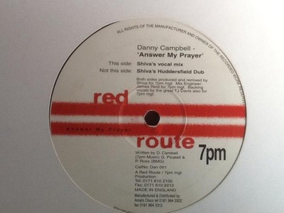 Danny Campbell - Answer My Prayer (12'') (Very Good Plus (VG+)) - 4157958372